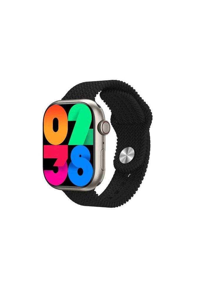 HK 9 Pro+ Smart Watch With Wireless Charging Super AMOLED Display AI Chat GPT Playback Music For iOS & Android
