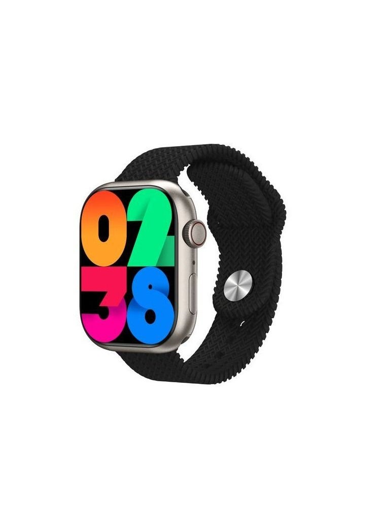 HK 9 Pro+ Smart Watch With Wireless Charging Super AMOLED Display AI Chat GPT Playback Music For iOS & Android
