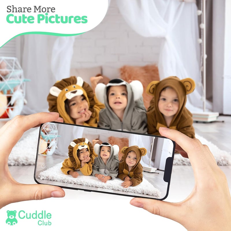 Cuddle Club Baby Fleece Overpyjamas – From Infant to 4 Years – Girls and Boys Pyjamas and Baby Blanket or Angel Nest in One! - Warm Baby Girl and Boy Clothes - Image 4