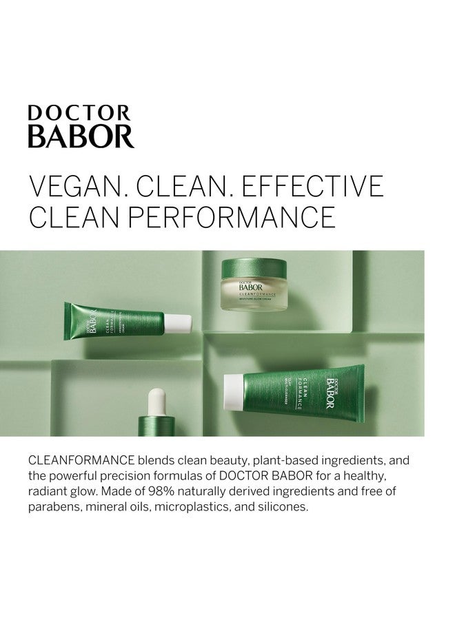 BABOR CLEANFORMANCE Moisture Glow Cream, Travel Daily Moisturizer with Light-Reflecting Pigments, Instant Glow and Hydration, Prebiotics & Probiotics Facial Cream, Radiant Even Complexion, 0.5 oz - Image 5