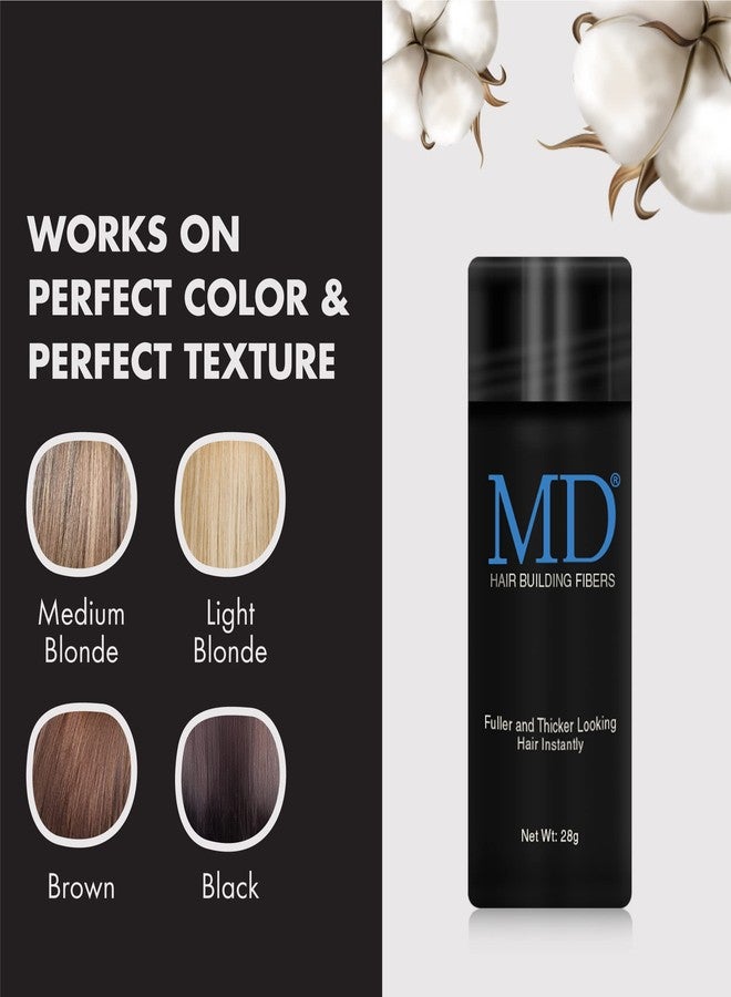 MD Ultimate Hair Black Thickening Fiber - Image 5