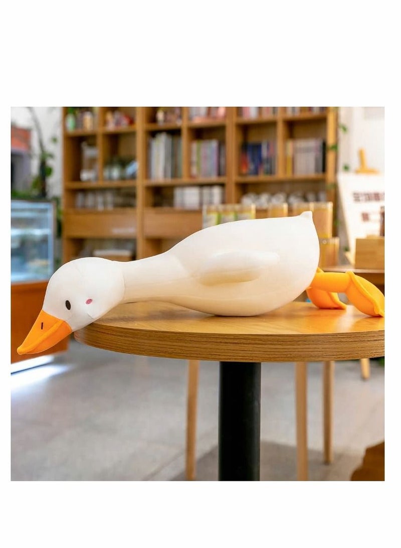 Excefore 25.6 Inches Duck Plush Toy, Stuffed Animal Throw Plushie Doll, Super Soft Hugging Pillow for Every Age, White - Image 3
