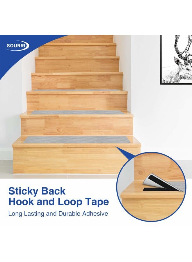 SOURRI 1 Inch x 26 Feet Hook and Loop Tape Sticky Back Fastener Roll, Nylon Self Adhesive Heavy Duty Strips Fastener for Home Office School Car and Crafting Organization - Image 3