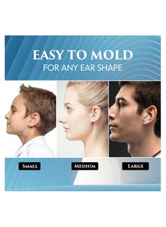 Aikanbo Ear Plugs for Sleeping Swimming, 6 Pair Reusable Silicone Moldable Noise Cancelling Earplugs for Shooting Range, Swimmers, Snoring, Concerts, Airplanes, Travel, Work, Studying  - Image 5