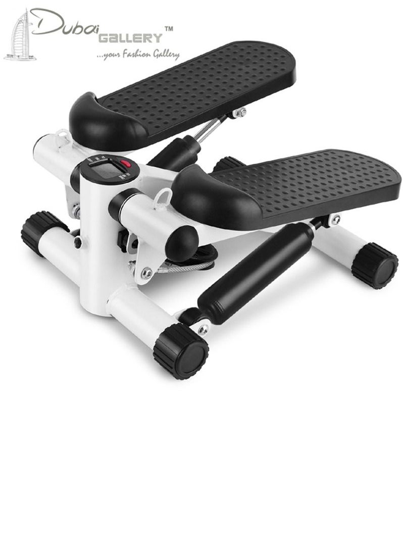 DubaiGallery Folding Bike Pedal Stepper Machine Fitness Slimming Treadmill Exercise Aerobic Step Home Gym Mini Stepper Exercise Equipment  - Image 1