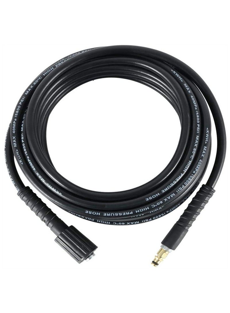 High Pressure Water Cleaning Hose Black 10meters - Image 3