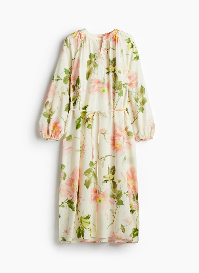 H&M Floral Print Midi Dress