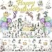 Xynic 218Pcs Dragon Birthday Party Decorations Tableware Set Serves 25 Guests Dragon Party Supplies Includes Banner Backdrop Plates Tablecloth Cake Topper Cupcake Toppers - Image 2