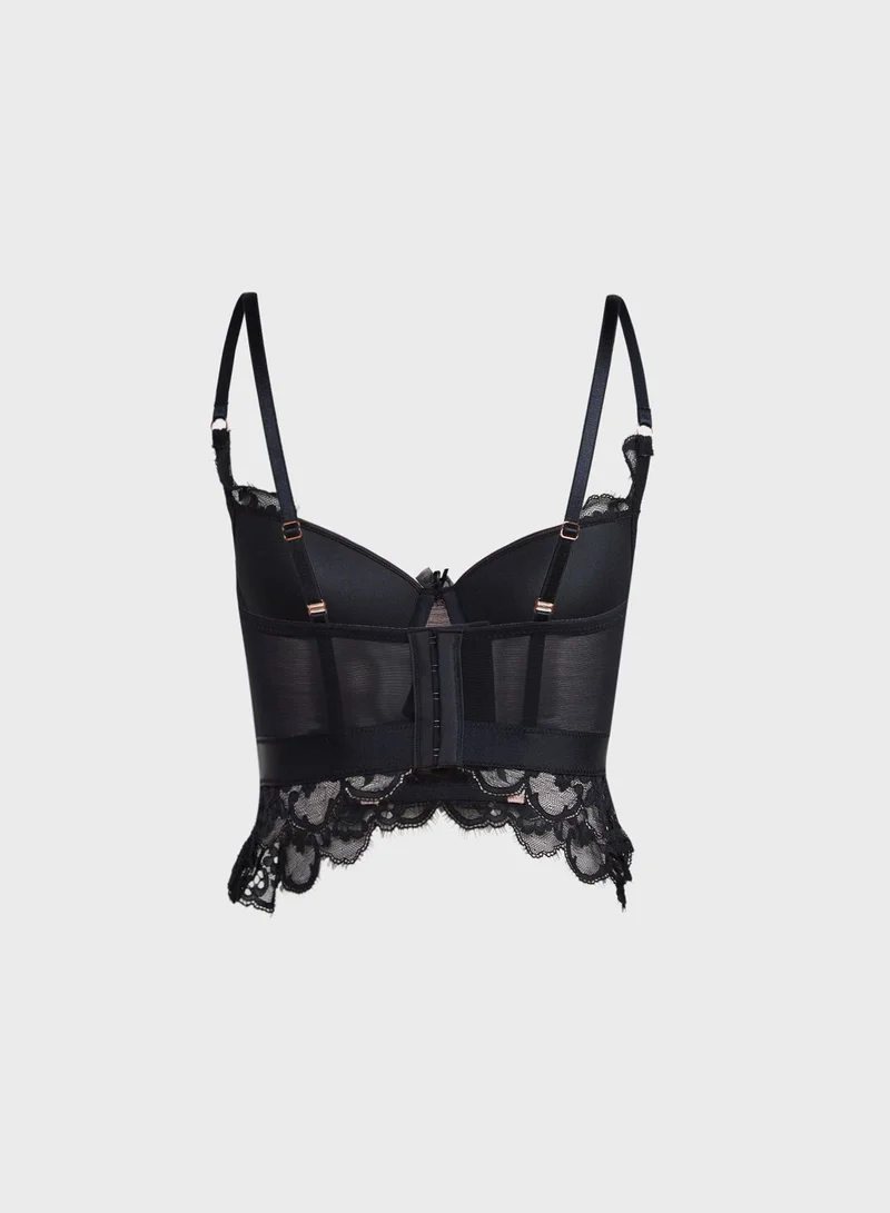 hunkemoller Heather Padded Demi Bra