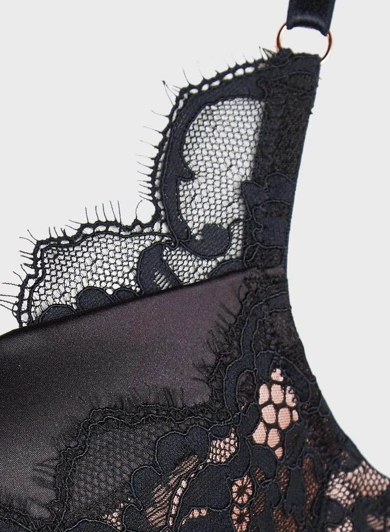 hunkemoller Heather Padded Demi Bra