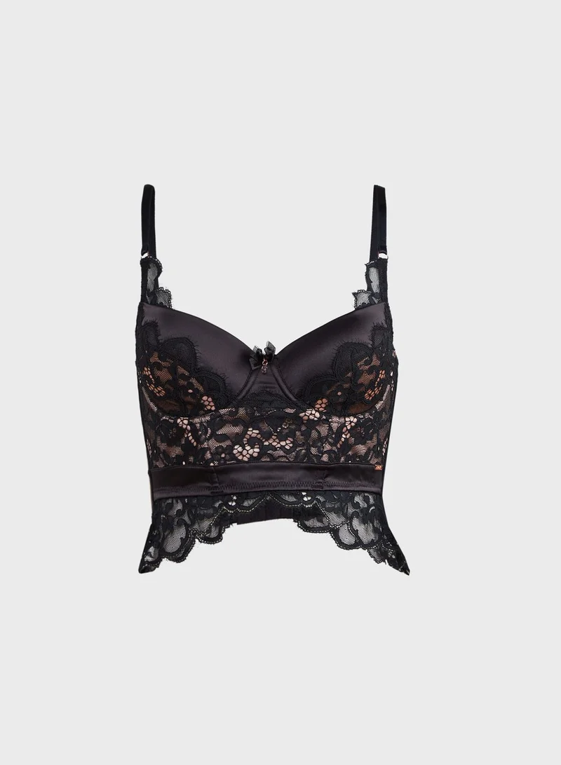hunkemoller Heather Padded Demi Bra
