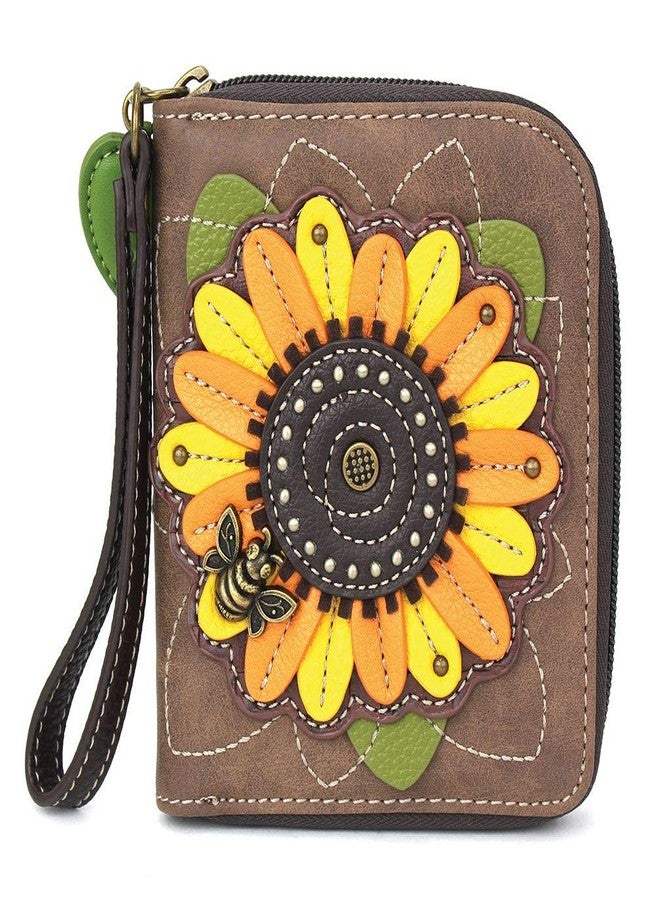 Chala Handbags Sunflower Zip-Around Wristlet Wallet - Image 1
