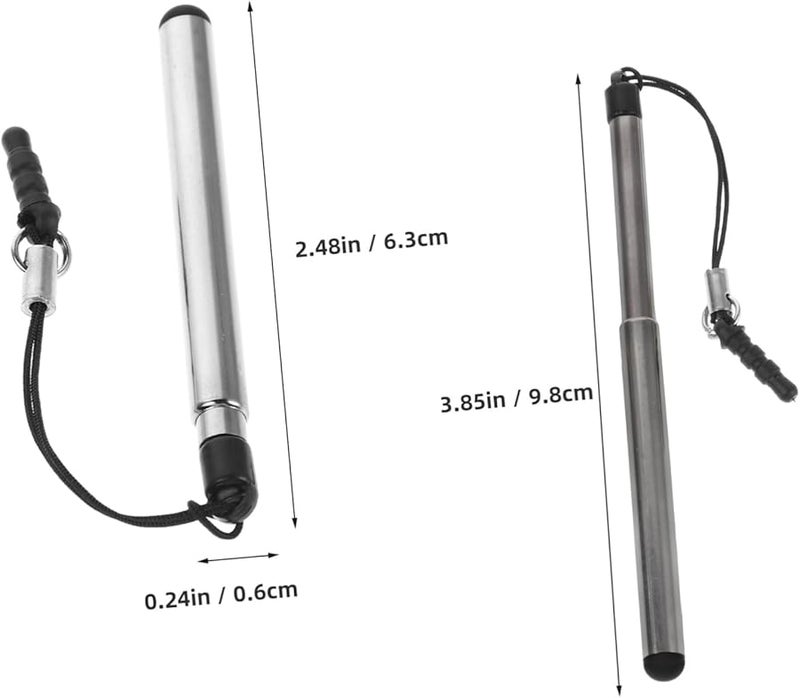 Black Capacitive Stylus Pen Telescopic High Precision Touch Screen Phone Stylus - Image 3