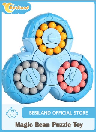 Magic Bean Puzzle Toy, Rotating Finger Cube Toy, Handheld Spinner Fidget Toy Magic Cube Ball Iq Game,Gift for Kids Age 3 Above for Birthday New Year (Blue) - pzsku/Z7AAB0E88440B268B645AZ/45/_/1737092867/b2cbf428-a075-4acb-b437-34b328d738dc