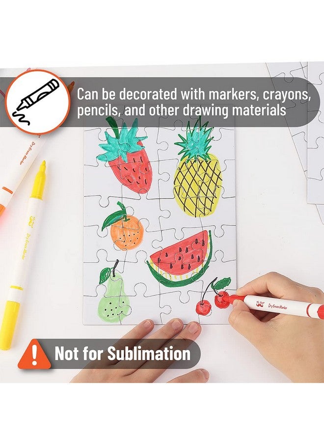 Mr. Pen ألغاز فارغة من مستر بن - عبوة 8، 28 قطعة/عبوة، 5.5 × 8.1 بوصة، بيضاء، ألغاز فارغة للرسم عليها - Image 4