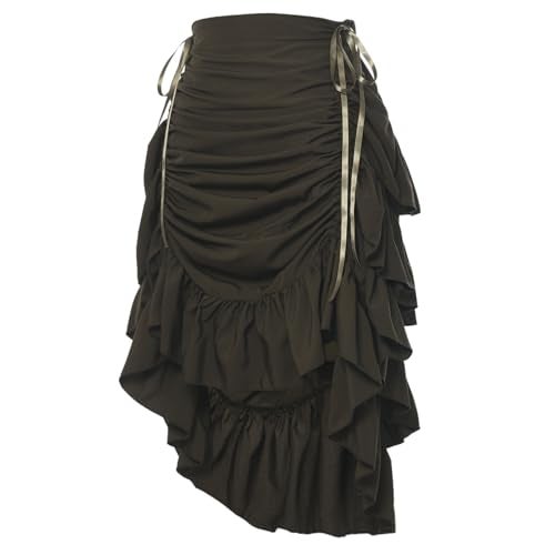 GRACEART Women's Victorian Steampunk Skirt Pirate Costume Burlesque - Image 1