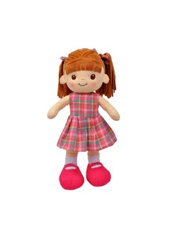 لينزي ألعاب، دمية قماشية ناعمة تفاعلية من Little Sweet Hearts مقاس 16 بوصة، وجه مطرز وملابس قابلة للإزالة (90959)، منقوشة  - Image 2