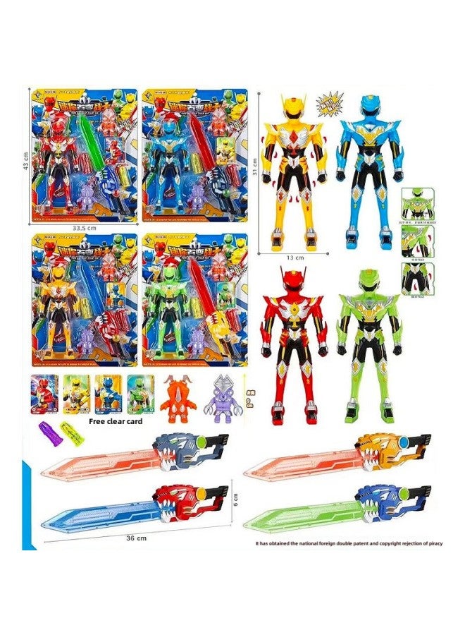 Deformable Robot Toy Mechanic War Alliance Engineering Mecha Deformable Suit Mechanism Toy Gift Box Boy's Toy-Color:  06-2 - Image 1