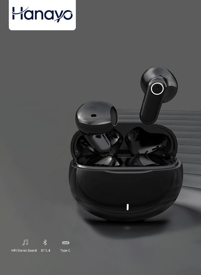 هانايو Hanayo Wireless Headphones Hifi Stereo Headset With Headphone Case Suitable For Sports Games Mobile