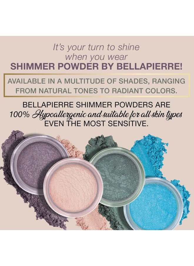 BellaPierre Shimmer Powder | Paraben Free | Vegan & Cruelty Free | All Skin Types | 2.35g - Champagne  - Image 4