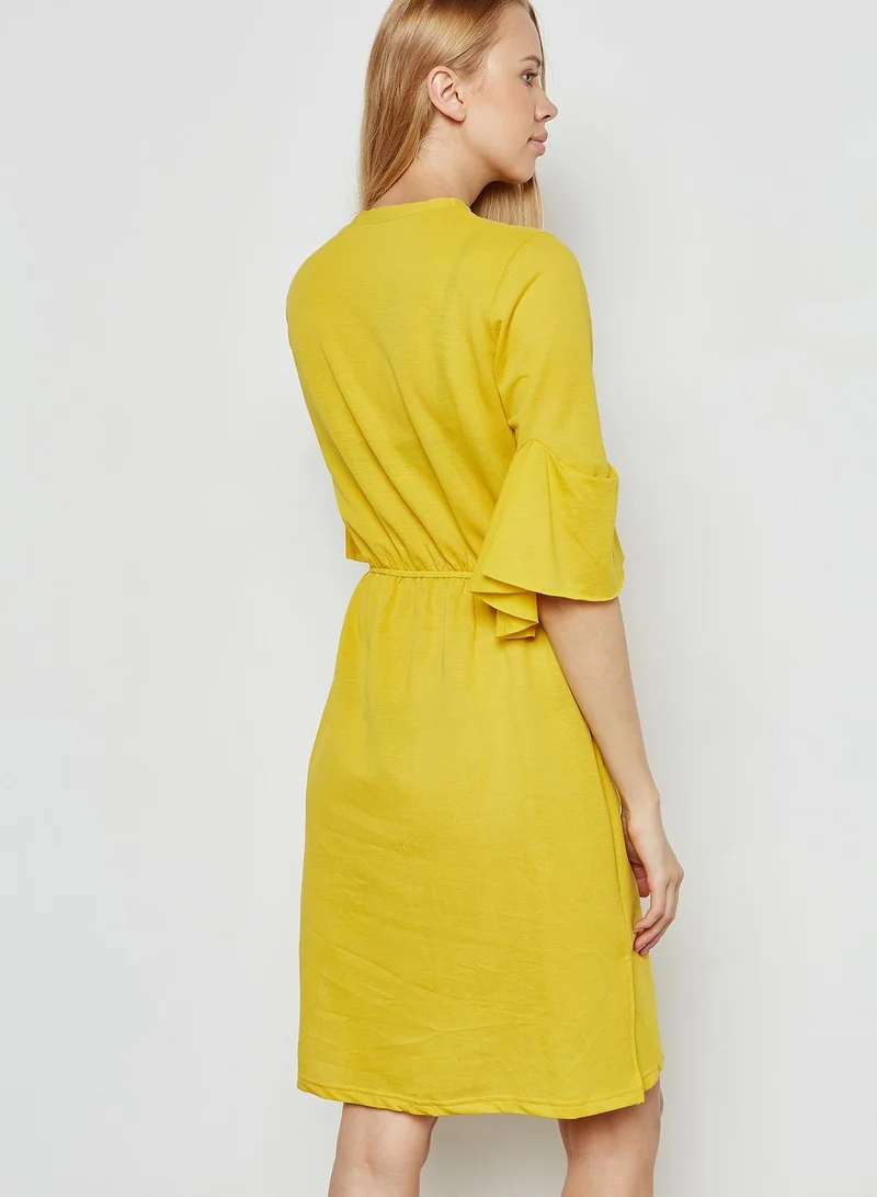 Ginger Ruffle Sleeve Dress