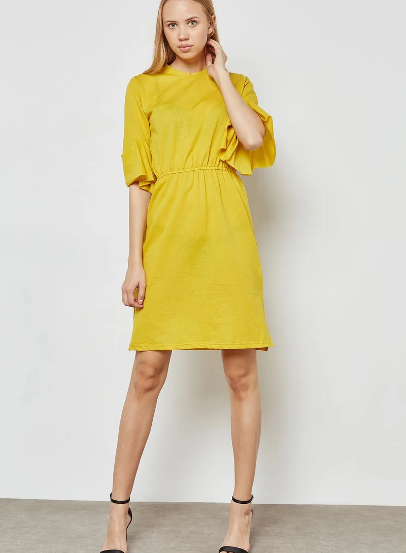 Ginger Ruffle Sleeve Dress