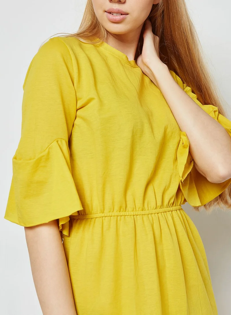 Ginger Ruffle Sleeve Dress