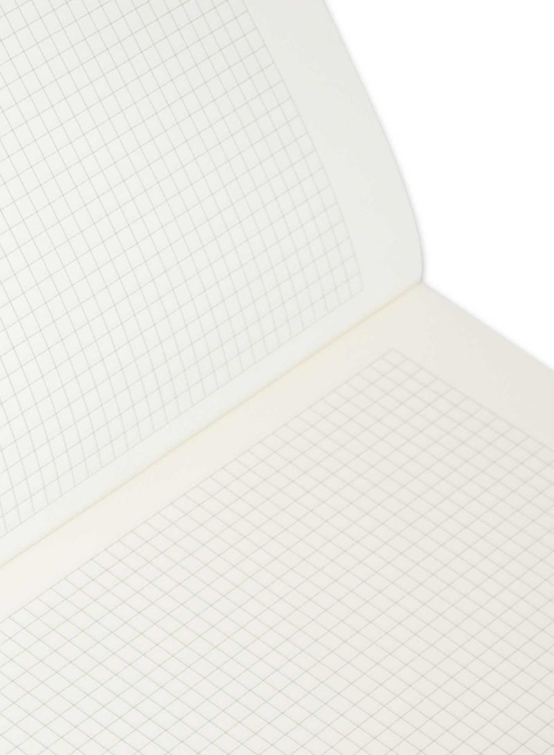 FIS FIS Executive Notebook, A4, 80 Sheets Italian Pu Jacket, Black, 5Mm -FSNBEXA480BKD1  - Image 4