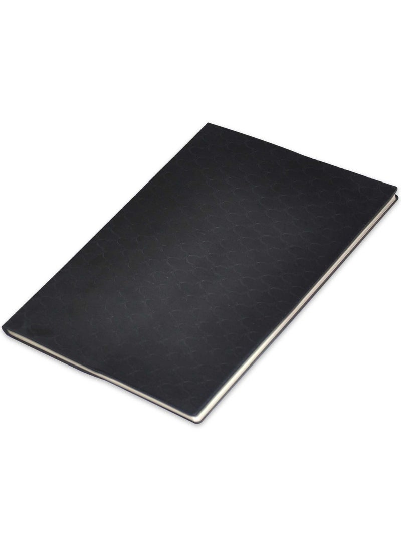 FIS FIS Executive Notebook, A4, 80 Sheets Italian Pu Jacket, Black, 5Mm -FSNBEXA480BKD1  - Image 3