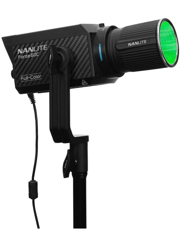 NANLITE Forza 60C RGBLAC LED Spot Light 88W with 1800K-20000K Full Color Control and FM Mount - Image 5