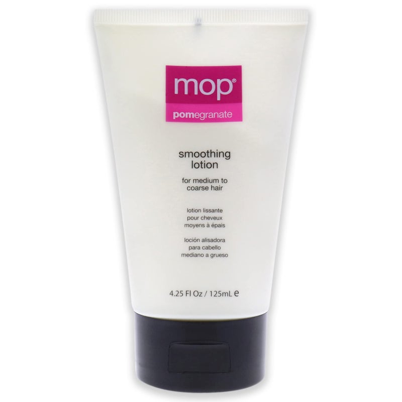 MOP Pomegranate Smoothing Lotion For Medium to Coarse Hair, 4.25 Fl Oz., Heat Protectant, Reduces Frizz for Added Shine - Image 2