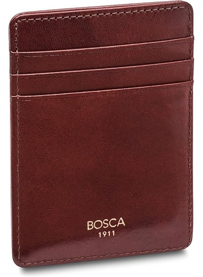 Bosca Bosca Old Leather RFID Blocking Front Pocket Wallet with Magnetic Money Clip - Leather Wallet for Men  - Image 4