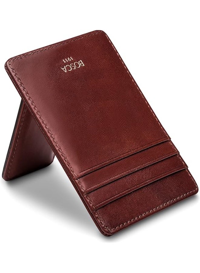 Bosca Bosca Old Leather RFID Blocking Front Pocket Wallet with Magnetic Money Clip - Leather Wallet for Men  - Image 5