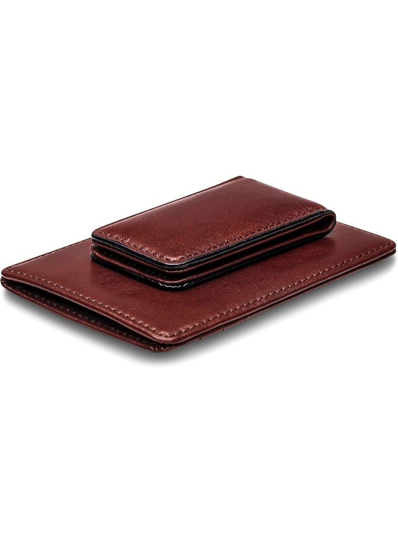 Bosca Bosca Old Leather RFID Blocking Front Pocket Wallet with Magnetic Money Clip - Leather Wallet for Men  - Image 3