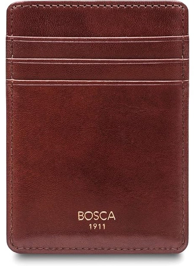 Bosca Bosca Old Leather RFID Blocking Front Pocket Wallet with Magnetic Money Clip - Leather Wallet for Men  - Image 1