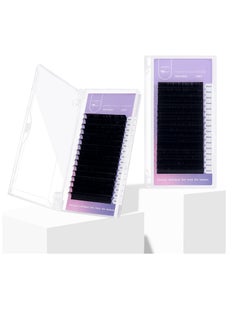 Professional 16 Rows Classic Eyelash Extension Matte Black Individual False Eye Lashes Extension Salon Use Natural Soft Eyelashes (0.05 C, 8mm)