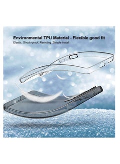 ماركة غير محددة Clear Silicone Case for Realme C61 4g/ Realme C63 4g / Realme Note 60 with Shockproof Protective Corners, Thin Soft Transparent Protective Flexible TPU Transparent Mobile Phone Case  - Image 2