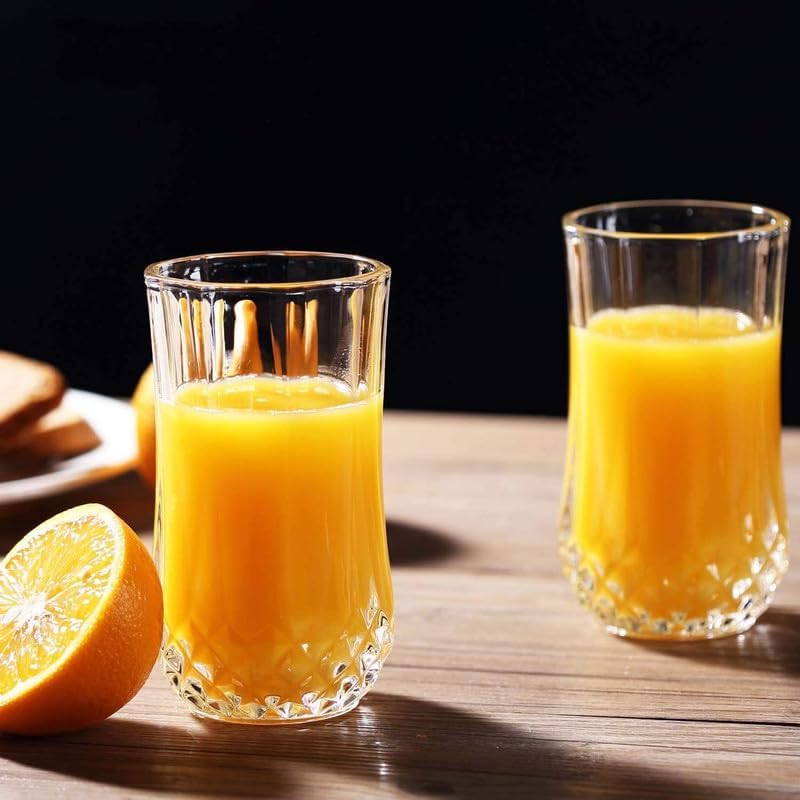 PrimeWorld Glassware Water/Juice Glass - 6 Pieces, Transparent, 300 ml - Image 3