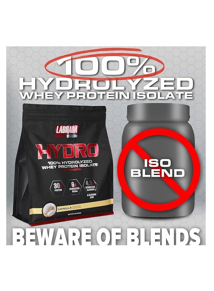 Labrada ProSeries Hydro 100% Hydrolyzed Whey Protein Isolate 4lb Vanilla - Image 5