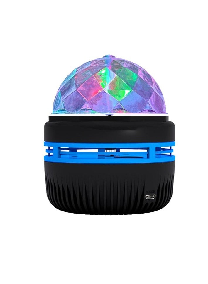 Gasin - Water Ripple Star Projection Lamp Remote Control Plug-In Use or Rechargeable Bedside Night Light Ambient Lamps Hundred Stars Gifts - Image 1