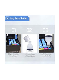 Terabyte GT53XL 135ml GT52 70ml for HP Printer DeskJet Smart GT Tank (All-Pack of 4)  - Image 3