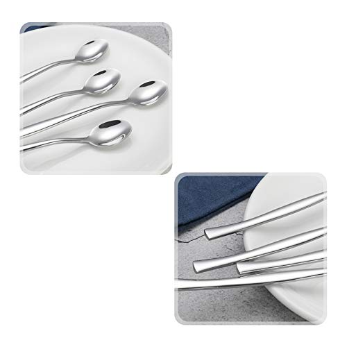 Xowine 12-Piece Long Tea Spoon, Stainless Steel Long Handle Spoons, F - Image 3