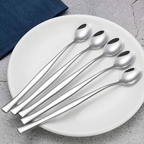 Xowine 12-Piece Long Tea Spoon, Stainless Steel Long Handle Spoons, F - Image 4