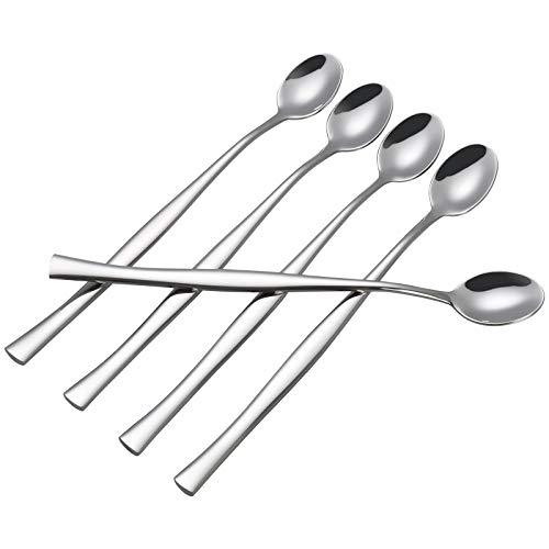 Xowine 12-Piece Long Tea Spoon, Stainless Steel Long Handle Spoons, F - Image 1