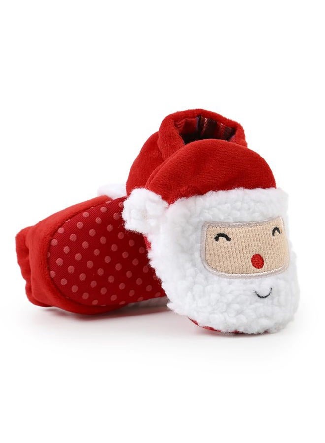 GDSDYM Baby Christmas Booties Cozy Slippers Soft Baby Shoes Winter Warm Infant Newborn Crib Sock Shoes First Walkers - Image 5