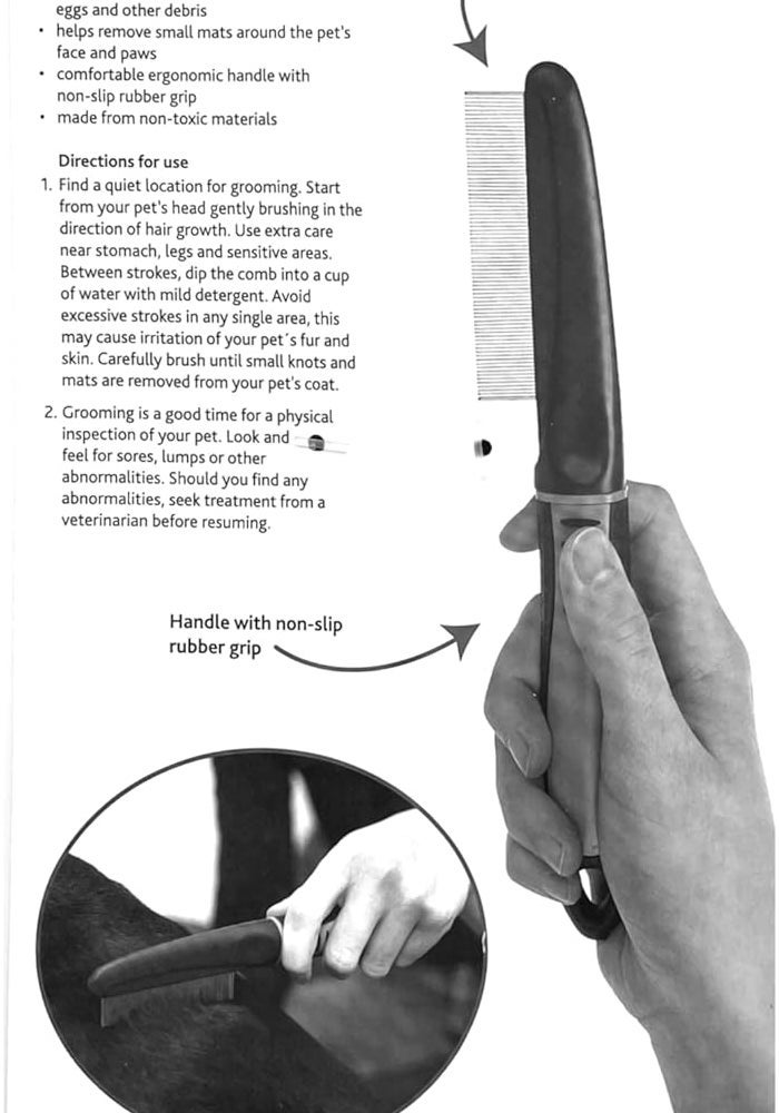 Trixie Flea and Lice Comb for Pets - Image 3