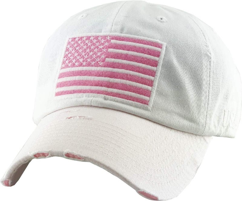 KBETHOSA Flag USA America Military Thin Blue Line Thin Red Line Vintage Distressed Baseball Cap Dad Hat Unisex Adjustable - Image 1