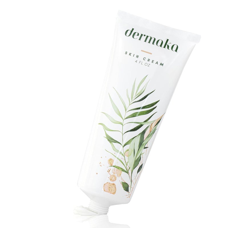 Dermaka All-Natural Arnica Skin Cream 4 oz â€“ Dermatologist Tested Formula for Bruising, Swelling & Dryness â€“ Enriched with Chamomile, Green Tea & Vitamins A & E â€“ Smooth, Non-Greasy Texture - Image 1