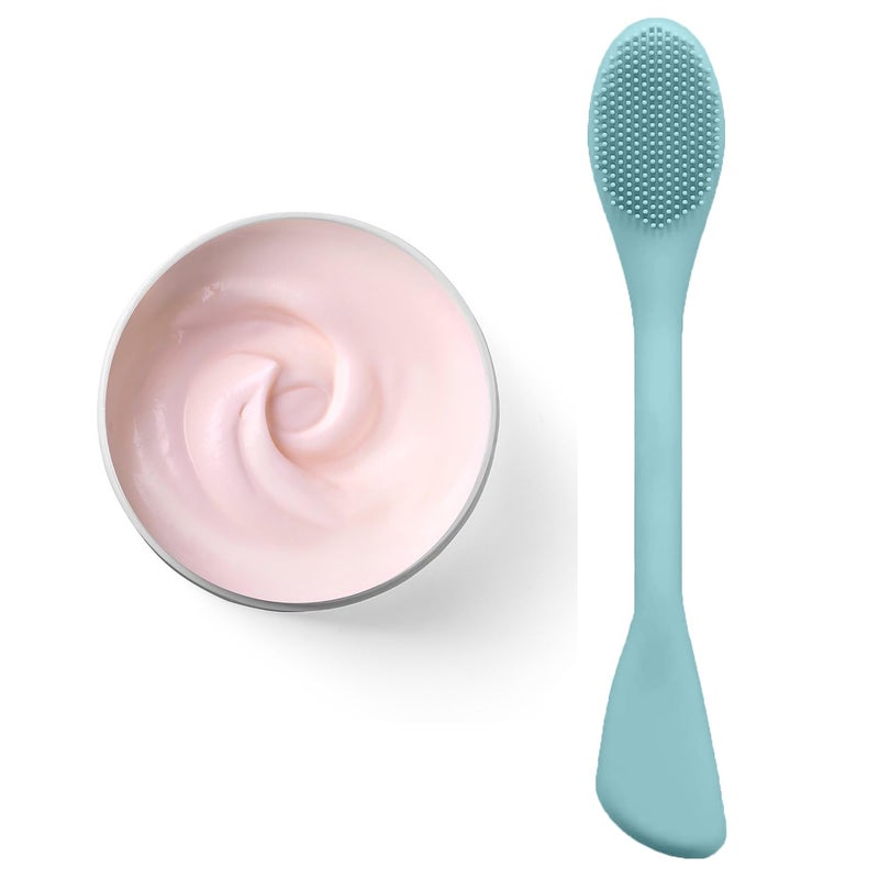 RamPula Facial Cleansing Brush, 2 in 1 Silicone Face Mask Brush & Face Scrubber, For Exfoliating, Massaging, Remove Blackheads, Makeup Skincare Removal, Applicator for Mud, Clay, Body Lotion, DIY Mask - Image 5