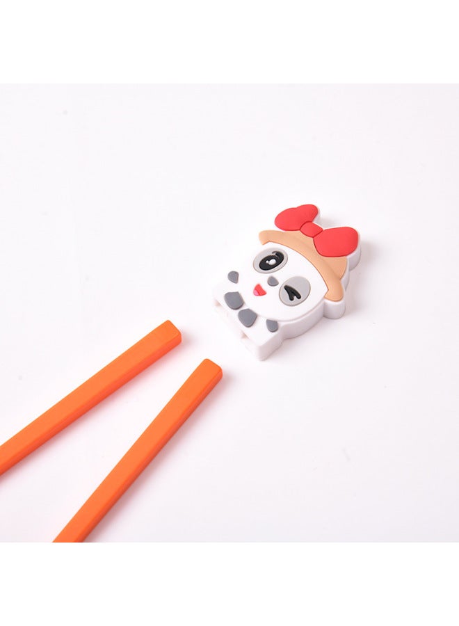 Children's Chopsticks Cartoon Cute Little Panda Chopsticks 2-6 Years Old Children's Special Tiger Mouth Auxiliary Baby Chopsticks-Color:Panda 1  - Image 5